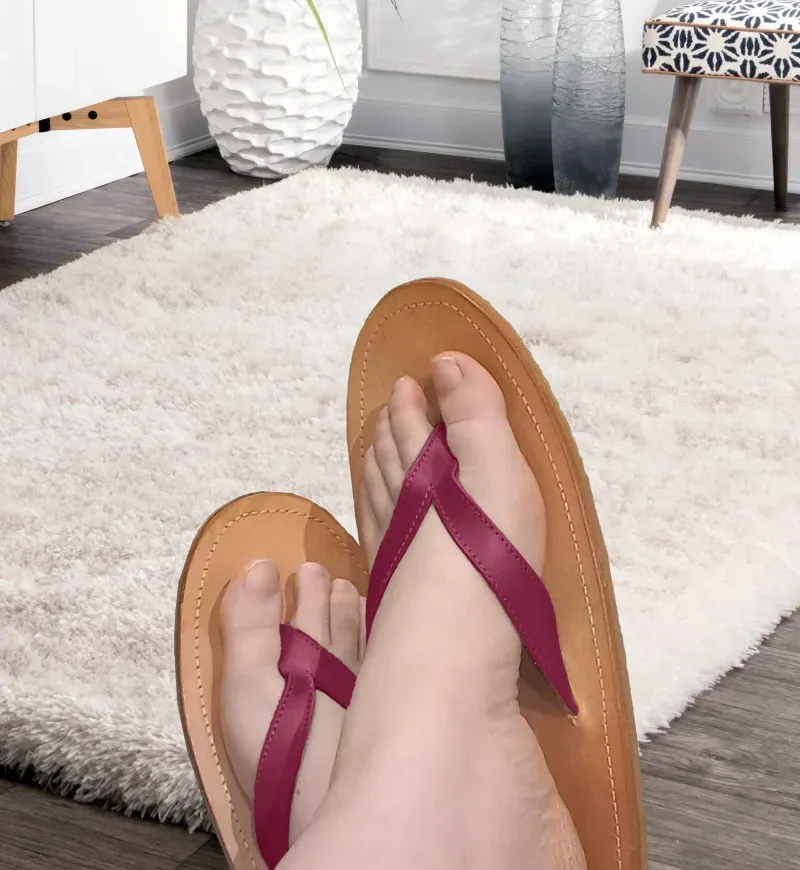 Our Classic Sandal in Fucsia - Image 2