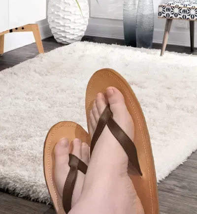 Our Classic Sandal in vison - Image 2